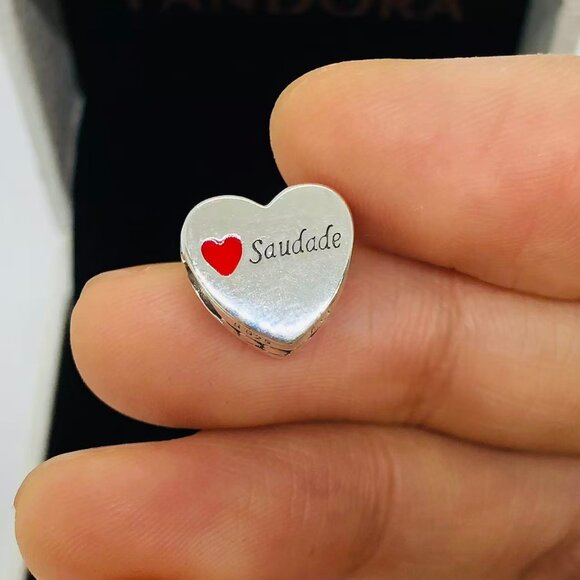✨🔥Pandora Saudade Charm Exclusive Heart Charm - Picture 1 of 4